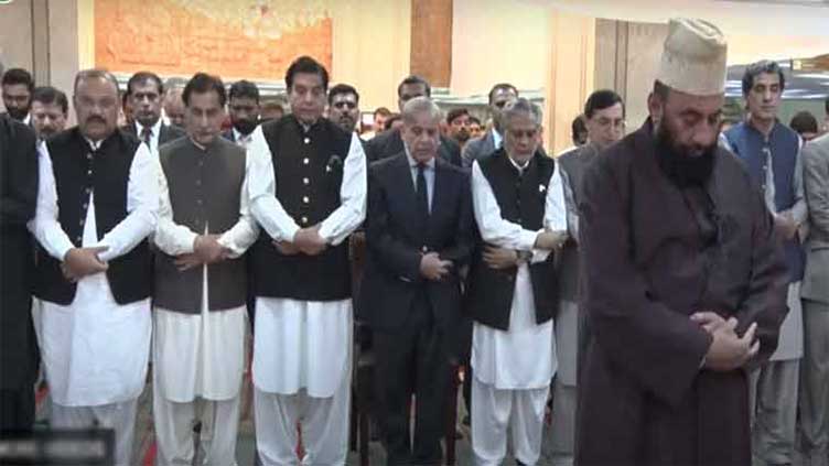 In absentia funeral prayer for Ismail Haniyeh held in National Assembly, attended by Prime Minister and other members