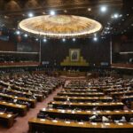 The Election Act Amendment Bill was passed by a majority vote amid the agitation of the opposition