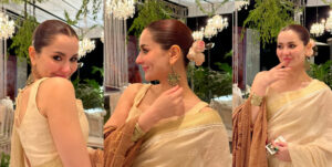 Hania Aamir's Banarasi Saree Stuns Fans