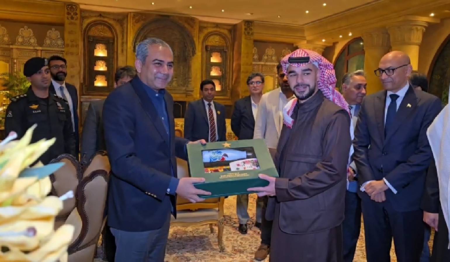 Mohsin Naqvi Meets Saudi Cricket Federation Chairman: Full Cooperation on Cricket Development